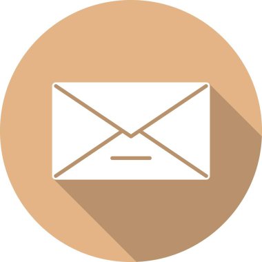  Posta Kabartma Çemberi Vektör Simgesi Tasarımı