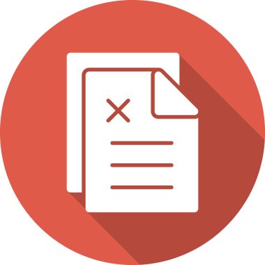 Belge Çapraz Kabartma Çemberi Vektör Simgesi Tasarımı