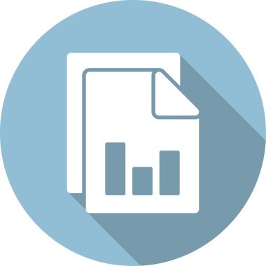 Belge Grafik Kabartması Çember Vektör Simgesi Tasarımı