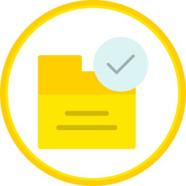 Dizin Denetimi Düz Çember Vektör Simgesi Tasarımı