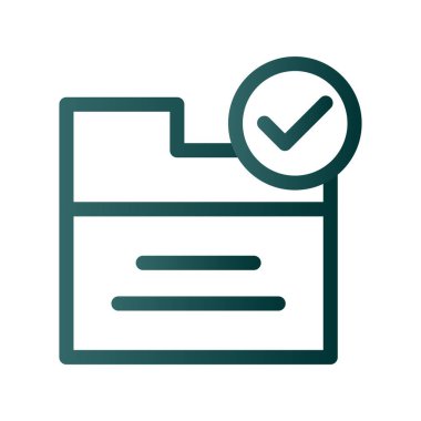 Dizin Denetimi Satırı Gradyan Vektör Simgesi Tasarımı