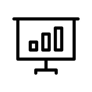  Sunum Çubuğu Taslak Vektör Simgesi Tasarımı