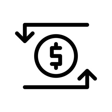 Invesment Ana Hattı Vektör Simgesi Tasarımı