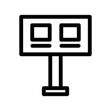 Tasarı Tahtası Taslak Vektör Simgesi Tasarımı