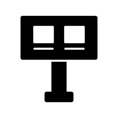 Tasarı Tahtası Kabartma Vektör Simgesi Tasarımı