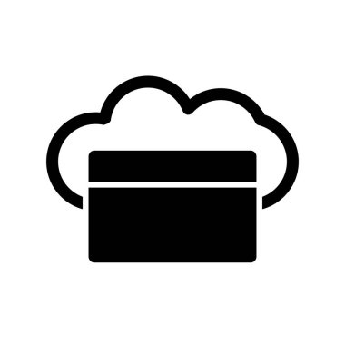 Bulutlandırıcı Kabartma Vektörü Simgesi Tasarımı