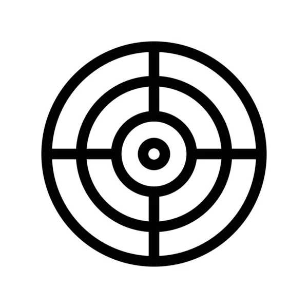 Focus Outline Vector Icon Desig — Stockový vektor