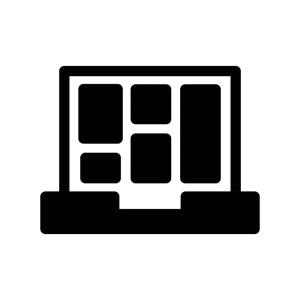 Šablona Glyph Vector Icon Desig — Stockový vektor