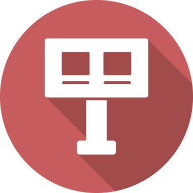 Yasa Tahtası Kabartma Çemberi Vektör Simgesi Tasarımı