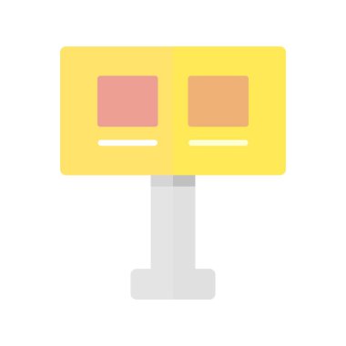 Yasa Tahtası Düz Işık Vektörü Simgesi Tasarımı