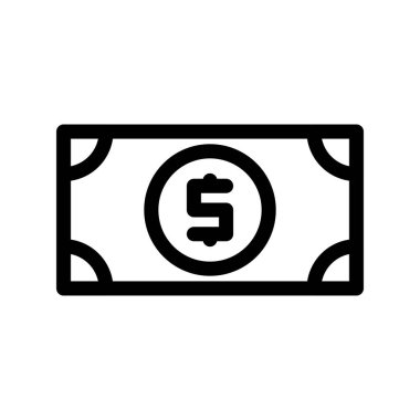 Dolar Özeti Vektör Simgesi Tasarımı