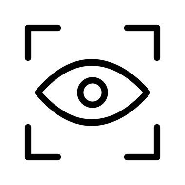 Göz Özeti Vektör Simgesi Tasarımı 'na Odaklan