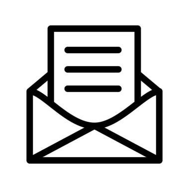 İleti Özeti Vektör Simgesi Tasarımı