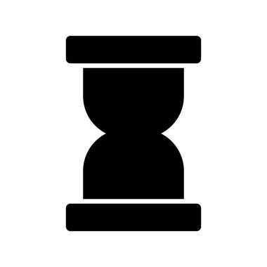 Saat Penceresi Kabartma Vektör Simgesi Tasarımı