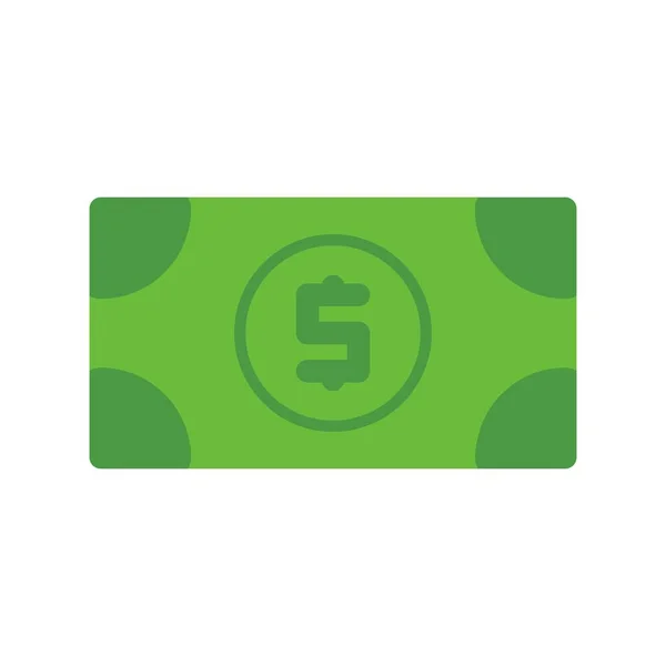 Dolar Flat Vector Icon Desig — Stockový vektor