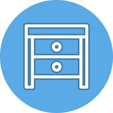 Ofis Tablosu Çember Vektör Simgesi Tasarımı