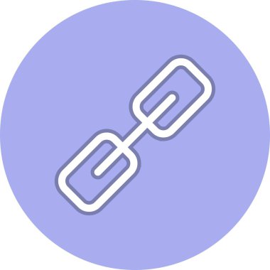 Bağlantı Satırı Çemberi Vektör Simgesi Tasarımı