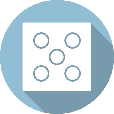 Zar Kabartma Çemberi Vektör Simgesi Tasarımı