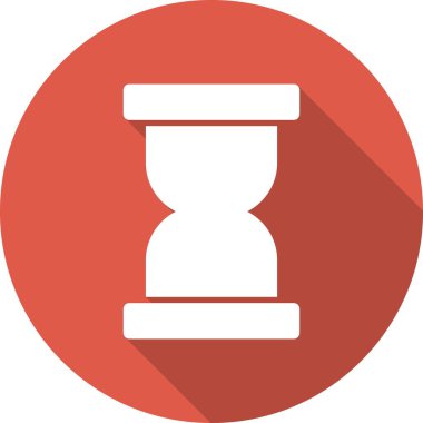 Saat Camı Kabartma Çemberi Vektör Simgesi Tasarımı