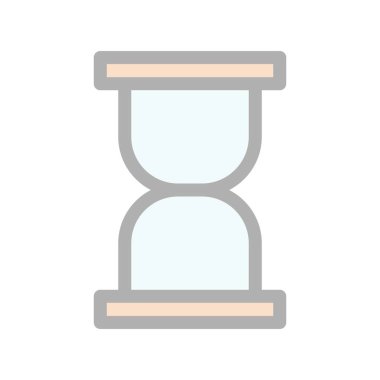 Saat Penceresi Dolu Işık Vektörü Simgesi Tasarımı