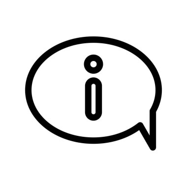 Bilgi Sohbeti Ana Hattı Vektör Simgesi Tasarımı