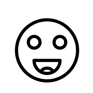 Mutlu Taslak Vektör Simgesi Tasarımı