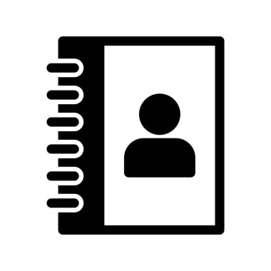 Dizin Glyph Vektör Simgesi Tasarımı