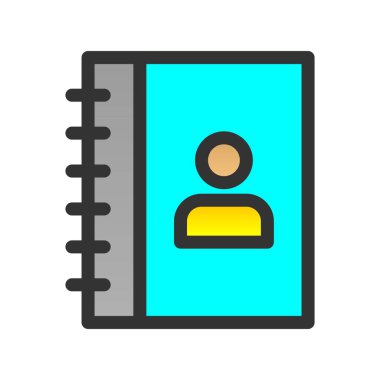 Dizin Doldurulmuş Gradyan Vektör Simgesi Tasarımı