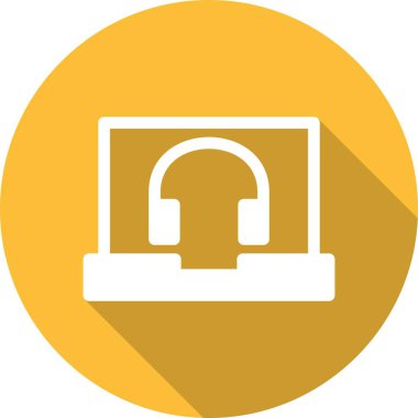 Çevrimiçi Arama Çemberi Vektör Simgesi Tasarımı