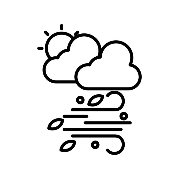 Ikona Wektora Pogody Desig — Wektor stockowy