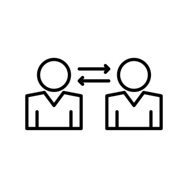 Meeting Vector Line Icon Desig