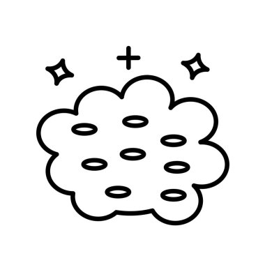 Dust Vector Line Icon Desig