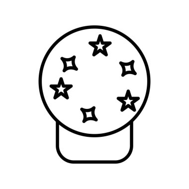 Ball Vector Line Icon Desig