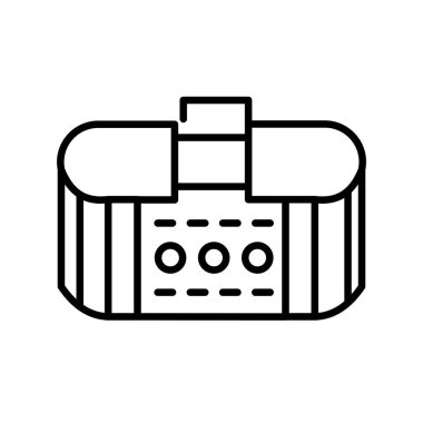 Belt Vector Line Icon Desig