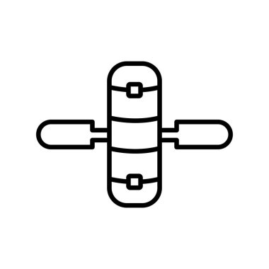 Wheel Vector Line Icon Desig