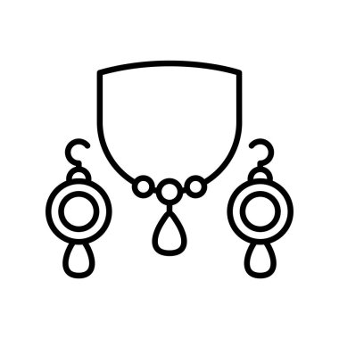  Mücevher Vektör Satırı Simge Tasarımı