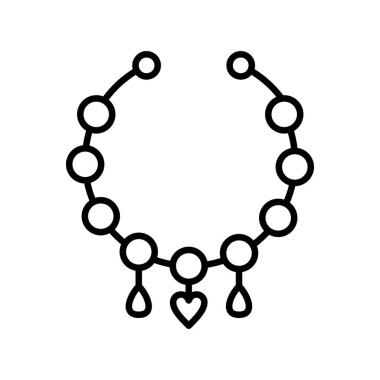 Bracelet Vector Line Icon Desig