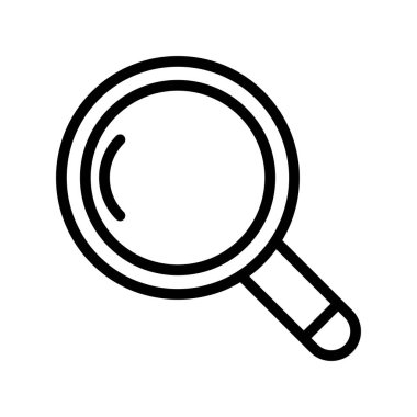 Arama Vektörü Satırı Simgesi Tasarımı