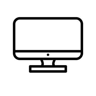  Lcd Vektör Satır Simgesi Tasarımı