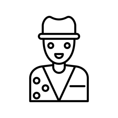 Moda Vektör Satırı Simge Tasarımı