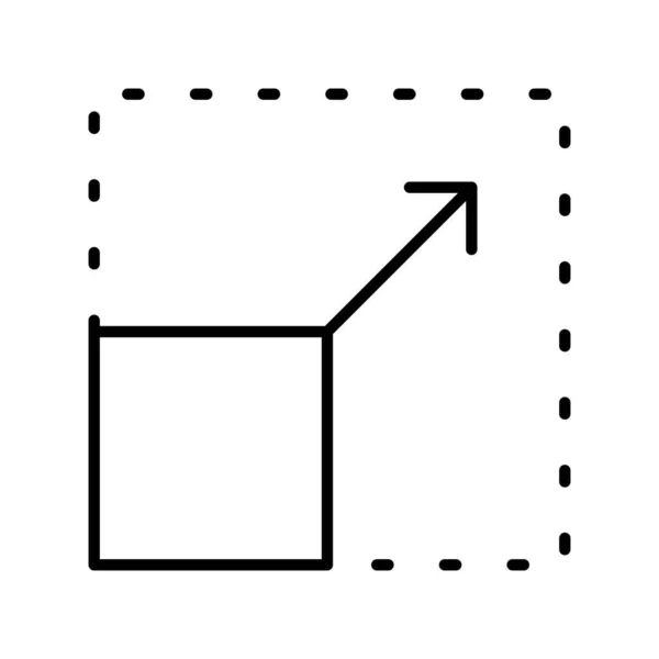 Scalability Vector Line Icon Desig — ストックベクタ