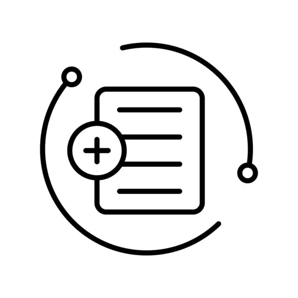 Task Vector Line Icon Desig — Stock Vector