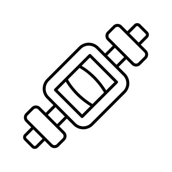 Bar Vector Line Icon Desig — Vetor de Stock