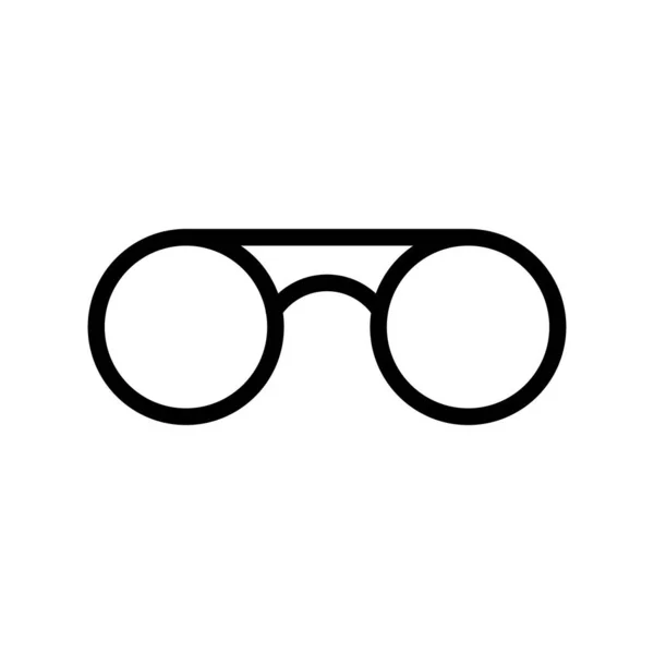 Linha Vetor Óculos Icon Desig —  Vetores de Stock