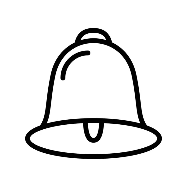 Bell Vector Line Icon Desig — Vector de stock