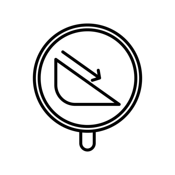 Slop Vector Line Icon Desig — Vetor de Stock