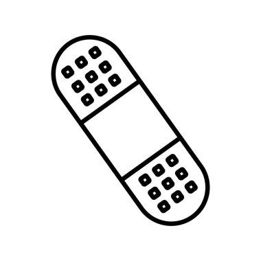 Yara bandı Vektör Satırı Simge Tasarımı