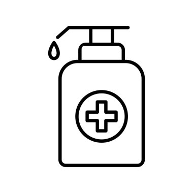 Vektör Satırı Simge Tasarımı Elle Temizle