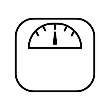 Ağırlık Ölçekli Vektör Satır Simgesi Tasarımı