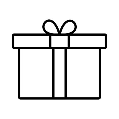 Gift Vector Line Icon Desig